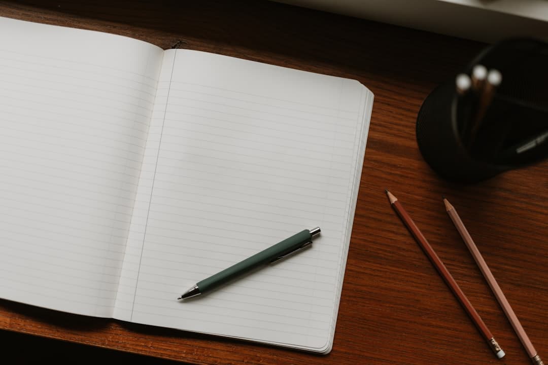 A notebook with a checklist, ready to compare suppliers.